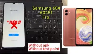 Samsung A04 sm:A045F Frp bypass UnlockTool ✌️