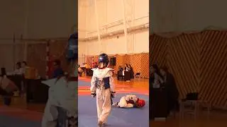 Taekwondo girl knockout