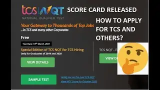 What to do after recieving NQT SCORE CARD?