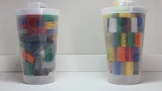 How to Fill up Lego PAB Cups with 2x4 Bricks