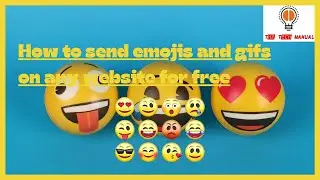 How to send emojis and gifs on any website| Free Emoji and Gif sender