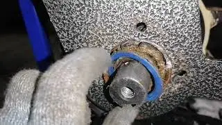 Встреча мотобуксировщика с пеньком😉