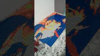 Harry Potter Art With Rubik's Cube #shorts #harrypotter #rubikscube