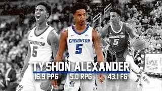 Ty-Shon Alexander Creighton 2019-20 Season Highlights Montage | 16.9 PPG 5.0 RPG 43.1 FG%