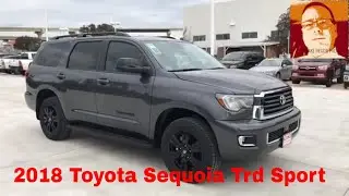 2018 Toyota Sequoia Trd Sport 4x4 Walk Around Video