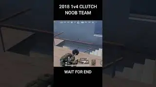 1V4 Clutch 2018 #bgmi #shorts #short #gameplay #gaming