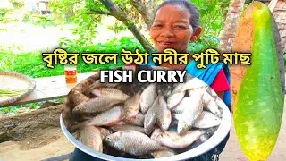 বৃষ্টির জলে উঠা নদীর পুটি মাছ|Fish Recipes|Fish Fry Recipe
