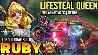 Ruby Build And Emblem 2023 Unstoppable  - Build Top 1 Global Ruby ~ Mobile Legends (MLBB)