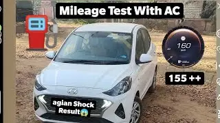 Hyundai Aura CNG | Milage Test With AC @ Top Speed 155++ || Motorsio || Watch Till End
