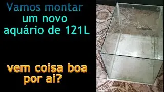 113°- Montando aquário de 121Litros!