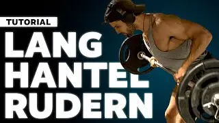 Die einzig wahre Rückenübung? Langhantel Rudern im Obergriff!