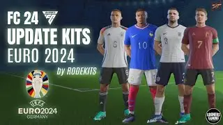 FC 24 UPDATE KITS EURO 2024 TU 11 by RODEKITS + TUTORIAL INSTALL - FC 24 PC 