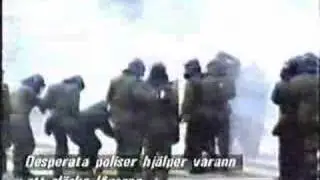 South Korea Riot - Police vs People