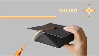 How to Make an Origami Graduation Cap / Regalia Hat