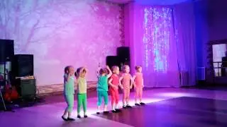 отчетный концерт, младшая группа "лапотуси" 2015