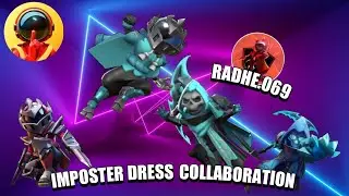 IMPOSTER DRESS ❤‍🔥 COLLABORATION WITH @gamingwithradheyt | SUPER SUS 🚀 | #heroicgameranirudh #supersus