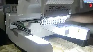 Fijando el Bastidor Máquina de Bordado