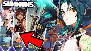 GIGA WHALING FOR XIAO! HUGE XIAO SUMMONS! - Genshin Impact