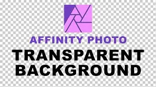 Affinity Photo - Transparent background
