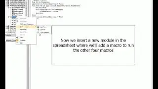 Excel Macro to Run Other Macros