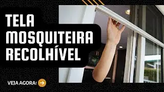 Tela Mosquiteira recolhível - Veja o Funcionamento