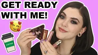 GET READY WITH ME! 🥰☕ TRYING NEW MAKEUP!