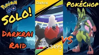 SOLO Darkrai Raid! - [Mega Lucario] - Pokémon Go