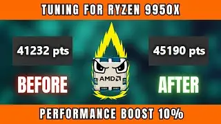 Ryzen 9950X BIOS Tuning Guide | 10% Performance Boost with Full Tests & Benchmarks