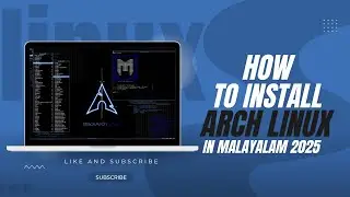 install Arch Linux in VirtualBox/Desktop (Malayalam) || Step by Step Guide || 2025