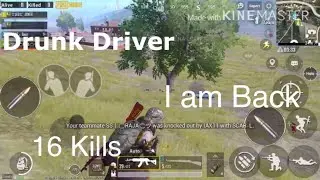 I Am Back | Dont Drink and Drive | Pubg Mobile 15 Kills In Ace Lobby