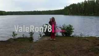 отдых на лесном озере. классное время, лето)