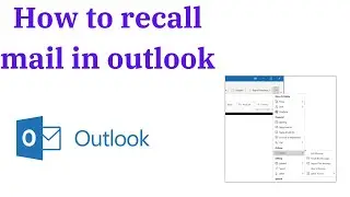 How to recall/delete mail in outlook fast! #outlook  #mail #emailmanagement