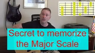 Tips to Memorize the Major Scale on Guitar - Episode 18 - Mr V's Guitar Journ(ey)