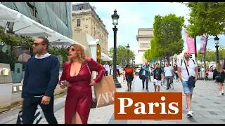Paris, France - Evening walk in Paris - Paris 4K HDR