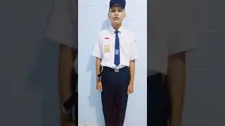 Lomba Pengucapan UUD 1945 HUT SMP N 8 Cilacap ke- 27 , Krisna A P kelas VIII F