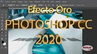 Efecto Oro Photoshop CC 2019 - 2020