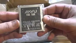 Jiayu g3s unpacking
