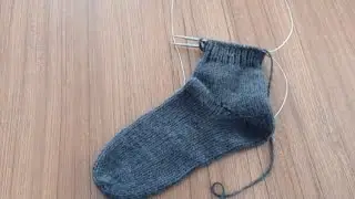 Çorap  Nasıl Örülür 2.Bölümü Topuk ve lastik nasıl örülür