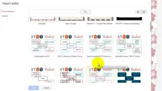 Importing slides from Google Presentations