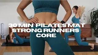 30 MIN PILATES MAT FOR RUNNERS (core training for runners + low impact)