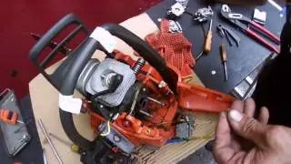 Husqvarna 240. And again about the carburetor. Design blunder or what is it?