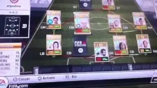 Argentina squad so far