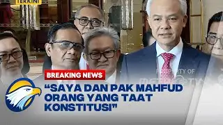 BREAKING NEWS - Ganjar Pranowo: Saya Dan Pak Mahfud Orang Yang Taat Konstitusi