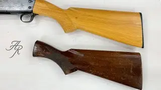 Rebuilding My Grandad's 16 Gauge Stock - Part 2 The Buttstock