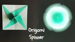 Origami Spinner/ Easy & Fun Paper Craft/ Paper Spinner Toy