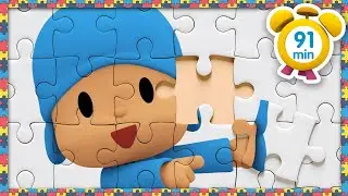 🧩 POCOYO in ENGLISH - Puzzles Day [ 91 minutes ] | Full Episodes | VIDEOS and CARTOONS for KIDS