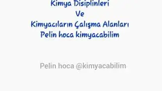 9. Sınıf Kimya Bilimi ,Kimya Disiplinleri