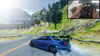800hp Nissan GTR r34 Drifting Touge l Assetto Corsa (Logitech G29 - Steering Wheel Gameplay)