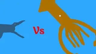 Kronosaurus vs giant squid