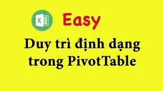 How to keep formatting when filtering data in a PivotTable